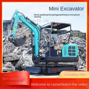 Mini-excavatrice agricole pour travaux d'aménagement de vergers, modèle 25, type 20, petite excavatrice 15 - Product Image 5