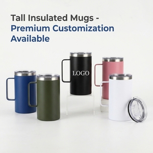 Vaso Térmico de Viaje de Doble Pared de 24 oz con Logotipo Personalizado, Tapa y Asa de Acero Inoxidable 304, Taza de Café Aislada para Hogar, Oficina y Exteriores - Product Image 5