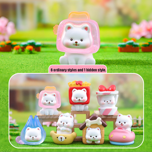 Adorable serie de perros decoración regalo figura caja ciega lindos coleccionables caninos divertido paquete misterioso para amantes de las mascotas sorpresa especial - Product Image 2