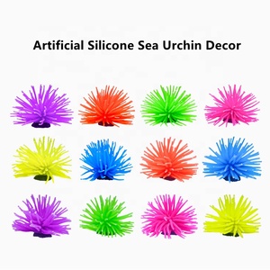 Ornement d'<span class=keywords><strong>oursin</strong></span> doux en silicone artificiel-Décor d'aquarium et aménagement paysager pour aquarium - Product Image 3