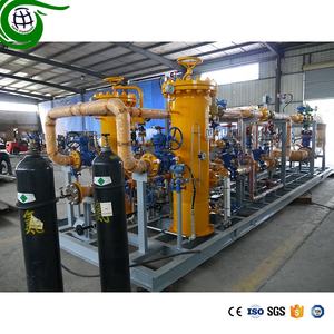 Unidad de deslizamiento de medición de regulación de presión de <span class=keywords><strong>gas</strong></span> natural de larga vida útil Entrada de equipo 4-8MPa Salida 0,6-1MPa Flujo 1200Nm3/H - Product Image 2