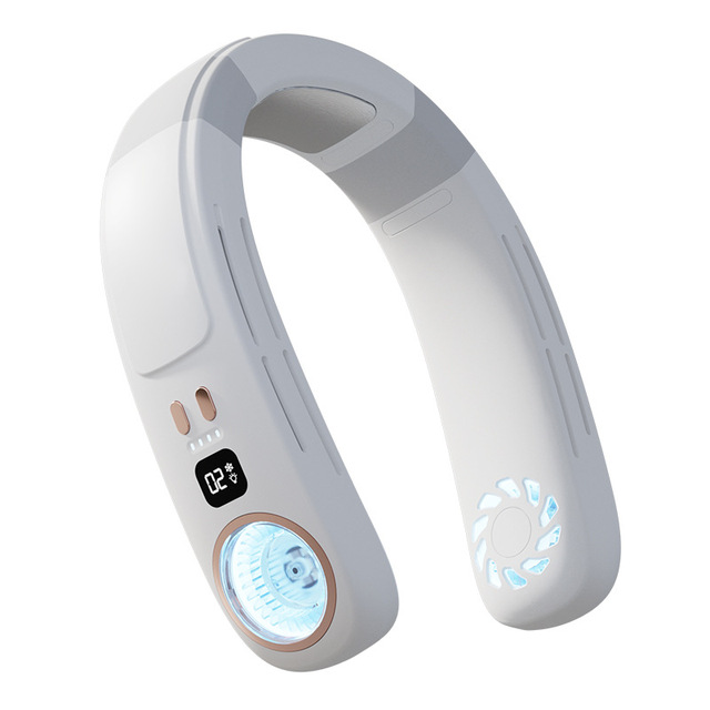 Semiconductor Cooling Neck Hanging Fan, Portable Lazy Neck Hanging Fan, USB Sports Outdoor air Conditioning Fan