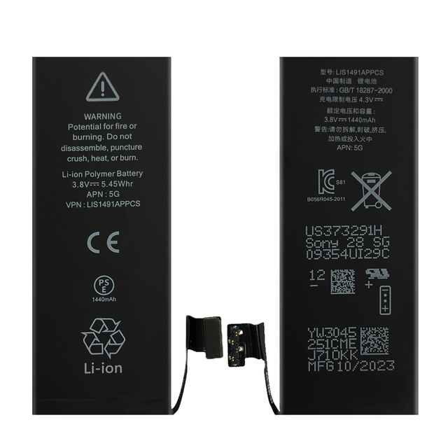 Stock Available Wholesale High Quality High Capacity 0 Cycle Li-Ion Rechargeable Mobile Phone Battery for iPhone
