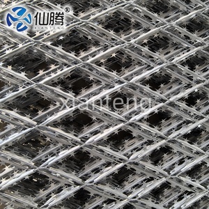 มีดโกนเหล็กชุบสังกะสีแบบจุ่มร้อนป้องกันขอบลวดหนามด้วยแผงตาข่ายขอบใบมีดคมสำหรับใช้ในรั้ว - Product Image 1