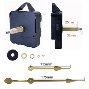 Good Quality 34mm Long Axis High Torque I Shaft Plastic Hanger <strong>Clock</strong> <strong>Mechanism</strong> With 7 Inches or 10 Inches Spade Needles - Product Image 3