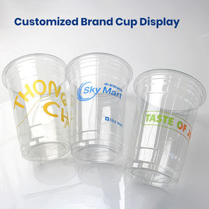 Fabricants professionnels, vente en gros de gobelets en plastique PET jetables de 12, 14, 16, 18, 20, 24 oz avec couvercles - Product Image 5