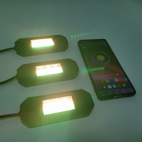 Universal 4Pods Led Rgbw Rocklights 8 Pods Motocicleta Underglow Luces Rgb Rocker Luces Chiassis Coche Luz