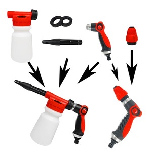 Máquina de espuma transparente de 900ml con cañón de cobre y plástico para lavado de coches, manguera de jardín y uso doméstico - Product Image 2