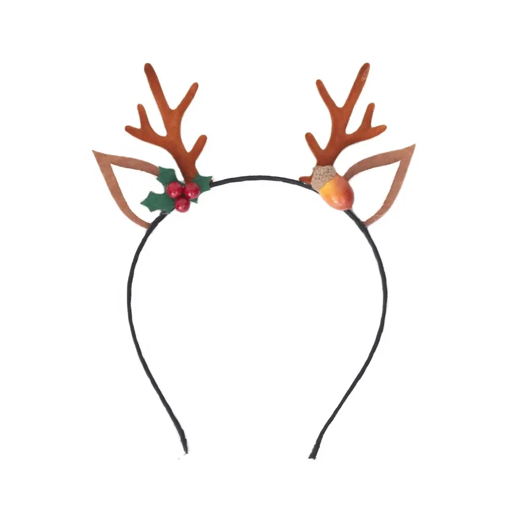 Custom Metal Reindeer Antlers Hairband Headband Xmas Making Kit Christmas Ornaments Decoration