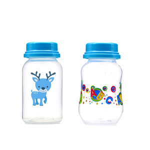 Portable 10 Pieces PP material eco friendly China vintage reusable breast milk storage bottle for sale
