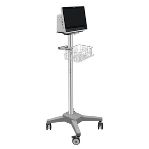 Compatible with Myrui/Philips PU universal monitor trolley, mobile stand, <b>tool</b> <b>cart</b>, lightweight equipment pusher - Product Image 4