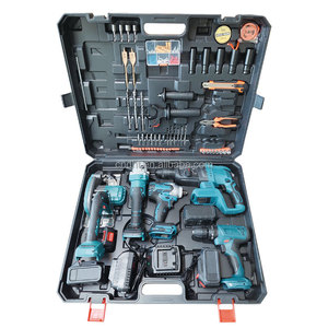 Martillo Perforador Portátil 4 en 1 5w1, Taladro de Impacto, Llave Inalámbrica Angular Sin Escobillas, Pico, Estuche Metálico OEM 5w1 - Product Image 3