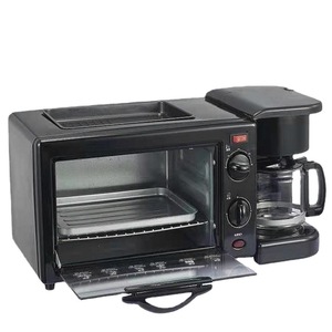 <b>Breakfast</b> Machine Coffee <b>Maker</b> Oven 3 In 1 600W 4 Cups 110V 220V Bilingual Plug Household Use - Product Image 2