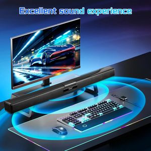 Barre <span class=keywords><strong>de</strong></span> son Smart TV avec Bluetooth, AUX, USB, TF, Coaxial, <span class=keywords><strong>4</strong></span> microphones sans fil, interface optique - Product Image 3