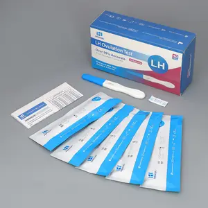 Kit de test d'ovulation en une étape Lh Bandelette de test d'ovulation rapide à usage domestique avec service OEM/ODM