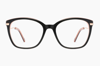Vente en gros de lunettes de luxe, montures de lunettes en acétate et métal de style œil de chat pour femmes