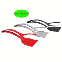 Spatule à Omelette et Pince à Barbecue 2-en-1 en Nylon pour Cuisine Domestique, Outil de Cuisine pour Œufs, Crêpes, Toasts et Sandwichs – Vente en Gros
