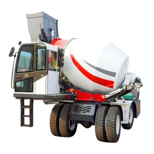 Custom Made High Efficiency Hot Selling Engineering Machine 3.5 m3 Self Feeding Mini Concrete Mixers Trucks