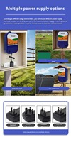 Système de clôture électrique alimenté par la technologie Pulse Impulse pour les élevages de bovins et ovins en pâturage, grandes exploitations agricoles, haute et basse puissance