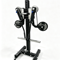 Appareil d'entraînement latéral de type aile pour montage sur rack, accessoire multifonctionnel pour l'entraînement des épaules pour Power Cage