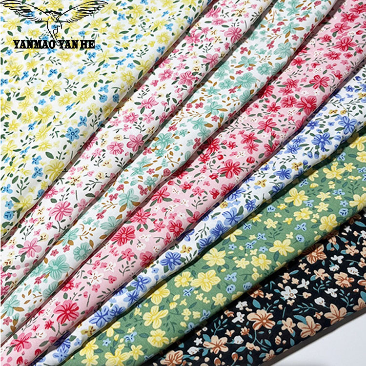 New Hibiscus Hemp 100 Polyester Printed