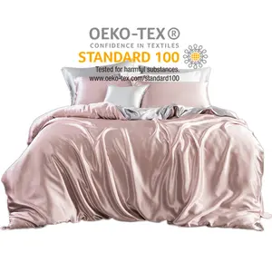 Factory Directly Supply 19/22/25 Momme Silk Fitted Sheets Silk Bedding Sets 100% Pure Mulberry Silk Bed Sheet