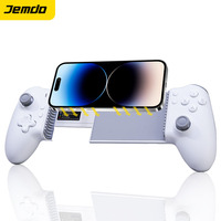 Manette de jeu extensible Jemdo pour PS5/PC/Mobile, Bluetooth sans fil, clavier croisé, joystick à effet Hall, compatible avec les téléphones jusqu'à 7 pouces