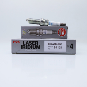 Bougie d'allumage en iridium platine d'origine NGK ILKAR7J7G/91121 OE 224011985R/224019133R pour DACIA / <span class=keywords><strong>RENAULT</strong></span> - Product Image 1
