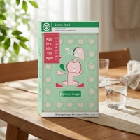 Suiker-vrije, caloriearme appelazijn drank voor gezond gewichtsbeheersing, darmgezondheid en dagelijkse dranken.