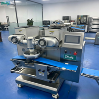 Nouvelle machine de dépose de biscuits à double couleur avec trois trémies et servomoteur PLC, 1000-5000 pièces/h, bande large, buse personnalisable, équipement de boulangerie