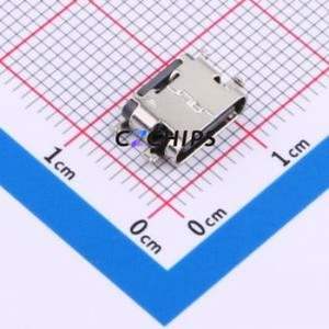 TYPE-610-2.4-T3-5A USB Connector SMD Connector ( Connector Type: Type-C )( Protocol Standard: USB 3.1 )( Gender: Female ) - Product Image 1