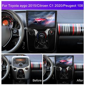 Podofo 10.1 ''Autoradio Android 4 + 64G Carplay Android Auto pour Toyota Aygo 2015/<span class=keywords><strong>Citroen</strong></span> <span class=keywords><strong>C1</strong></span> <span class=keywords><strong>2020</strong></span>/Peugeot 108 IPS DSP GPS RDS - Product Image 4