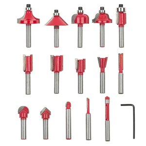 Woodworking Milling Cutter Set 15 Pieces For Engraving Electric Edge <b>Trimming</b> <b>Machines</b> - Product Image 2