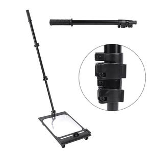 กระจกตรวจสอบยานพาหนะแบบมือถือ4ล้อพร้อมกระจกสี่เหลี่ยมสะท้อนแสงสูงและไฟ LED สไตล์ใหม่แบบพกพา - Product Image 4