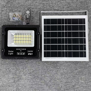 ไฟสปอร์ตไลท์โซลาร์เซลล์ SMD2835 5000K แสงเดย์ไลท์ IP65 พร้อมรีโมทคอนโทรล ความสว่างสูง ติดผนัง CRI85 ได้รับการรับรองมาตรฐาน CE 120 วัตต์ รับประกัน 2 ปี - Product Image 4