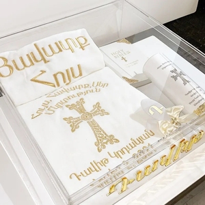 Custom Clear Plexiglass Gift <strong>Box</strong> with Lid for <strong>Display</strong> Retail Storage Weddings Shop Use-Durable PMMA - Product Image 5