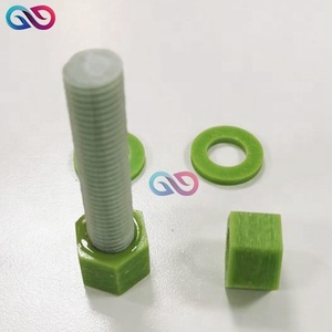 Bu Lông Và Đai Ốc GRP Với Vòng Đệm FRP Threaded <span class=keywords><strong>Rod</strong></span> Sợi Thủy Tinh Ốc Vít - Product Image 4