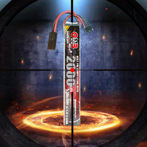 Gnb gaoneng 2000mAh 3S 11.1V 60C 30C RC LiPo แบตเตอรี่ airsoft MINI Tamiya เชื่อมต่อ - Product Image 5