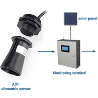 Sensor Detektor Isi Tempat Sampah Ultrasonik A01 IP67 dengan Kompensasi Suhu untuk Manajemen Sampah dan Pemantauan Level Tempat Sampah