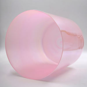 Q קערת קריסטל ורודה קערת קערת קריסטל ורוד טובה כלי נגינה של מוצרי קוורץ - Product Image 2