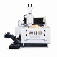 Centre d'usinage à double colonne GMC-1312, système CNC GSK 3 axes, fraisage à portique robuste