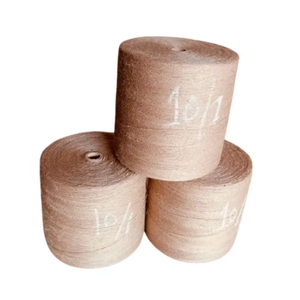 เส้นด้ายปอกระเจาขนาดเล็ก เรียบเนียน คุณภาพสม่ำเสมอ เหมาะสำหรับการทอผ้าพันคอเนื้อเบา และสิ่งทอแฟชั่นที่ยั่งยืน - Product Image 1