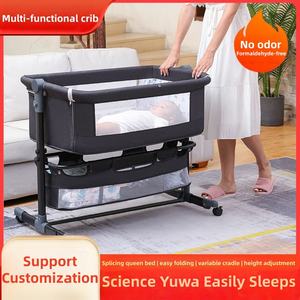 Gran oferta, <span class=keywords><strong>cama</strong></span> de bebé plegable y cuna, cuna para bebé recién nacido, cabecera con mosquitera, cuna para bebé - Product Image 5