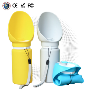 Bouteille d'eau portable pliable en silicone pour animaux de compagnie, anti-fuite, pour voyage, gamelle d'hydratation pour chien et chat, avec logo personnalisé, vente en gros OEM - Product Image 1