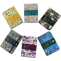 A6 Carnet Journal Couverture rigide Carnets de poche en tissu