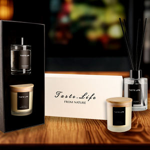 Luxuriöses Duftkerzen- und Diffusor-Set aus Sojawachs – Langlebiges Geschenk zur Dekoration für Zuhause, Geburtstag, Innenbereich, in edler Geschenkbox - Product Image 2