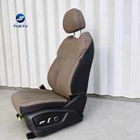 Siège de voiture électrique en cuir perforé, 8 directions, électrique, pour conducteur et passager, avec appuie-tête, pour VW ID Golf BMW Série 5