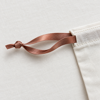 Sac à bougies en coton et lin de haute qualité à fond rond avec cordon de serrage, pochette à bougies, sac à cosmétiques en mousseline de coton naturel, sac anti-poussière