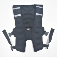 Gilet de musculation unisexe réglable en néoprène et sable de fer 25oz pour entraînement, course et fitness