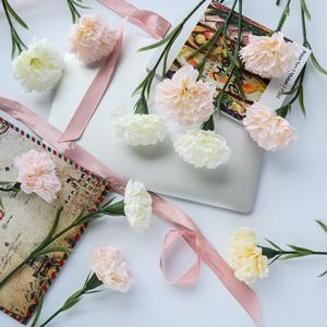 Fake flower Carnation Mother's Day Gift Simulation flower manufacturer home <b>decoration</b> wedding - Product Image 2
